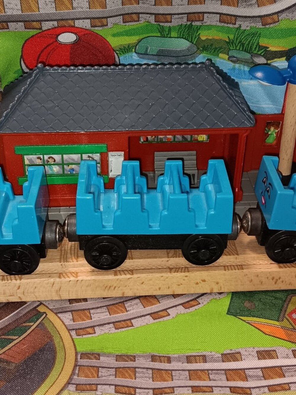 Thomas Wooden Railway Train Roller Coaster Cars Ada Jane Mabel